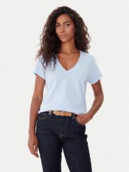 Polo Ralph Lauren T-Shirt 211902403011 Niebieski Regular Fit. Niebieskie t-shirty Polo Ralph Lauren, xxs, bez wzorów, z bawełny, bez kołnierzyka, bez ramiączek. Za 359.99 zł.