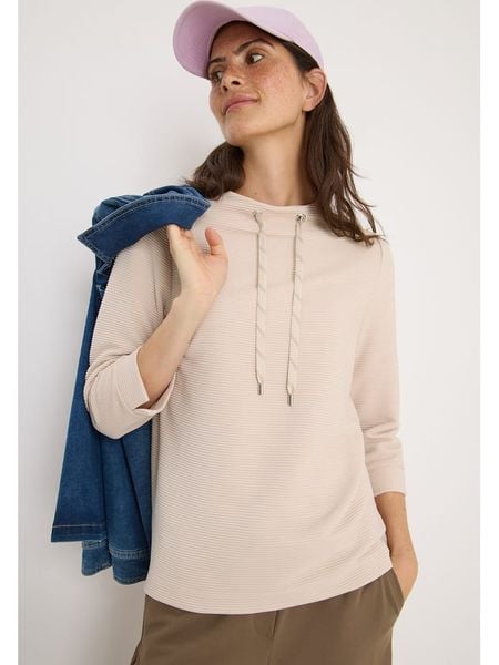 Cecil Bluza w kolorze beżowym rozmiar: S. Brązowe bluzy Cecil, s, bez wzorów, bez kaptura. Za 131.12 zł.