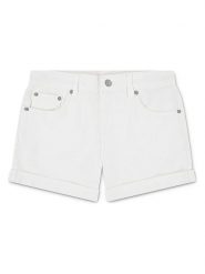 Levi's Kids Szorty dżinsowe w kolorze kremowym rozmiar: 140. Brązowe szorty Levi's Kids, bez wzorów, klasyczne. Za 85.95 zł.