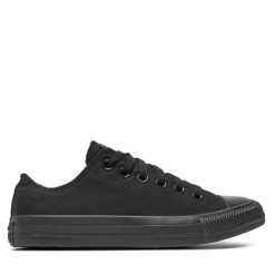 Trampki Converse. Czarne trampki Converse, bez wzorów, bez zapięcia. Za 219.99 zł.