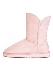 ISLAND BOOT Kozaki zimowe "Adeline" w kolorze jasnoróżowym rozmiar: 37. Różowe kozaki Island Boot, na zimę, z materiału, bez obcasa, bez zapięcia. Za 123.25 zł.