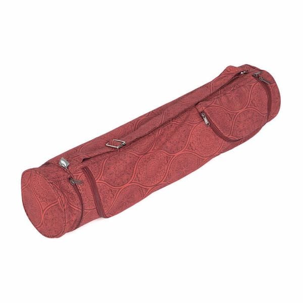 Bawełniana torba na matę do jogi Bodhi Asana Bag 60 - czerwony. Czerwone torby na ramię BODHI, bez wzorów, z bawełny, sportowe, bez dodatków. Za 89.99 zł.