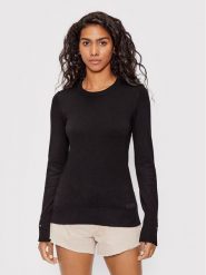Guess Sweter Elinor W2YR30 Z2V62 Czarny Regular Fit. Czarne swetry Guess, s, z aplikacjami, z wiskozy, bez ramiączek. Za 172.00 zł.