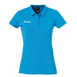 Damska koszulka polo Kempa Basics. Niebieskie koszulki polo Kempa, s, bez wzorów, bez kołnierzyka, bez ramiączek. Za 178.00 zł.