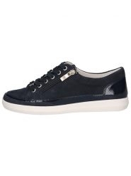Caprice Skórzane sneakersy w kolorze granatowym rozmiar: 37. Niebieskie trampki Caprice, bez wzorów, ze skóry, bez zapięcia. Za 184.89 zł.