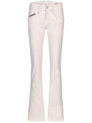 Herrlicher Dżinsy "Pearl" - Bootcut fit - w kolorze kremowym rozmiar: W30/L34. Brązowe jeansy Herrlicher, l, bez wzorów. Za 214.95 zł.