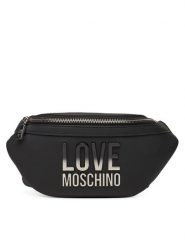 LOVE MOSCHINO Saszetka nerka JC4259PP0MKD000B Czarny. Czarne torebki klasyczne Love Moschino, bez wzorów, ze skóry, bez dodatków. Za 519.99 zł.