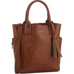 Torebka DESIGUAL - 19WAXPCE 6011. Brązowe torebki klasyczne Desigual, bez wzorów, ze skóry, bez dodatków. Za 349.00 zł.