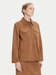 MAX&Co. Kurtka skórzana Stallo 2526446011200 Brązowy Loose Fit. Brązowe kurtki MAX&Co., m, bez wzorów, ze skóry, bez kaptura. Za 2,029.00 zł.