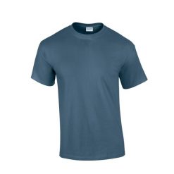 Ultra Bawełniana Koszulka Unisex Dla Dorosłych. Niebieskie bluzki GILDAN, l, bez wzorów, z bawełny, sportowe, bez kołnierzyka, bez ramiączek. Za 34.99 zł.