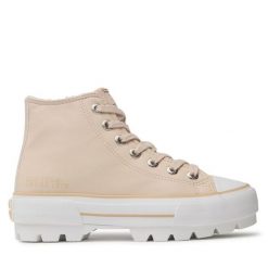 Trampki Big Star Shoes. Brązowe trampki BIG STAR SHOES, bez wzorów, bez zapięcia. Za 99.99 zł.