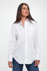 Koszula damska z kryształkami JOSPEH RIBKOFF. Koszule Joseph Ribkoff, s, bez wzorów, bez kołnierzyka, bez ramiączek. Za 809.00 zł.