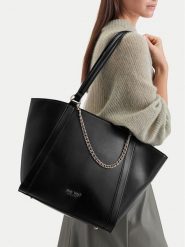 Nine West Torebka CEO-ADDISON-LH22281 Czarny. Czarne torebki klasyczne Nine West, bez wzorów, bez dodatków. Za 229.99 zł.