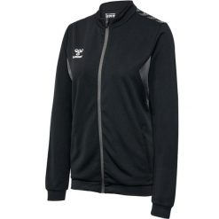 Damska bluza dresowa Hummel Authentic Pl. Czarne bluzy Hummel, bez wzorów, z dresówki, bez kaptura. Za 149.99 zł.