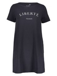 Juvia Sukienka w kolorze granatowym rozmiar: XS. Niebieskie sukienki Juvia, na co dzień, xs, bez wzorów, bez kołnierzyka, bez ramiączek, midi, proste. Za 134.95 zł.