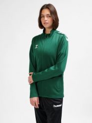 Damska bluza dresowa Hummel Core Xk. Zielone bluzy Hummel, m, bez wzorów, z dresówki, bez kaptura. Za 182.70 zł.