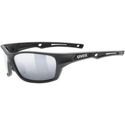 Okulary rowerowe uvex sportstyle 232 P. Czarne okulary przeciwsłoneczne UVEX, bez wzorów, sportowe. Za 219.90 zł.