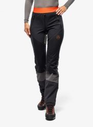 Spodnie skiturowe damskie La Sportiva Kyril Pant. Czarne spodnie narciarskie La Sportiva, s, z aplikacjami, z materiału, narciarskie. Za 646.79 zł.