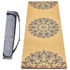 Mata jogi korka Hi-tech 6mm +Torba wodoodporna 3 materiały dla większej wygody1. Brązowe torby na ramię ACHAMANA, bez wzorów, z kauczuku, sportowe, na ramię, małe, bez dodatków. Za 486.00 zł.