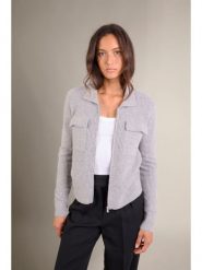 Perfect Cashmere Kaszmirowy kardigan "Sara" w kolorze szarym rozmiar: XXL. Szare kardigany Perfect Cashmere, xxl, bez wzorów, z kaszmiru. Za 652.99 zł.