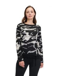 Betty Barclay Sweter w kolorze czarno-szarym rozmiar: 38. Czarne swetry Betty Barclay, bez wzorów, bez ramiączek. Za 165.99 zł.