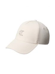 Calvin Klein Czapka Kobiety Bawełna beżowy, ONE SIZE. Brązowe czapki Calvin Klein, bez wzorów, z bawełny. Za 139.95 zł.