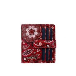 Czerwony portfel damski BajuBaj z naturalnej skóry licowej – funkcjonalny i stylowy PD1042s167. Czerwone portfele bez wzorów, ze skóry. Za 135.00 zł.