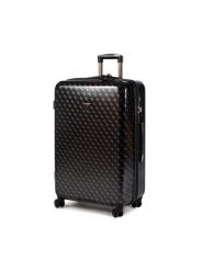 Guess Walizka duża Jesco Travel TWH838 99880 Czarny. Czarne walizki Guess, z aplikacjami, duże. Za 599.99 zł.