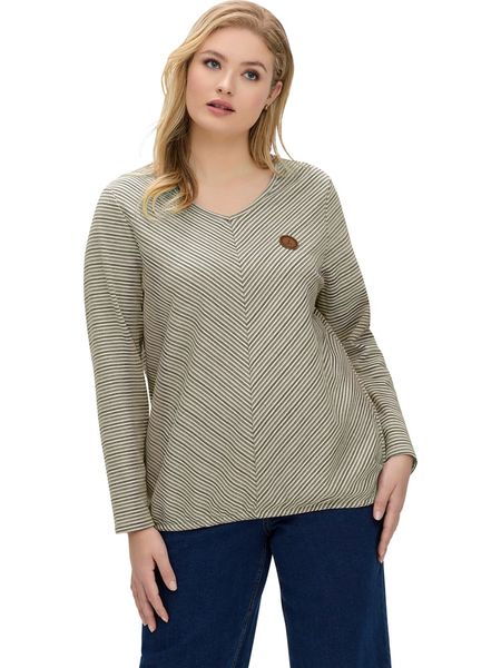 WITT WEIDEN Bluzka w kolorze khaki rozmiar: 42. Brązowe bluzki WITT WEIDEN, bez wzorów, bez kołnierzyka, bez ramiączek. Za 40.95 zł.