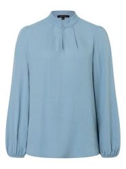 More & More Bluzka w kolorze błękitnym rozmiar: 36. Niebieskie bluzki More & More, s, bez wzorów, z wiskozy, klasyczne, bez kołnierzyka, bez ramiączek. Za 113.99 zł.