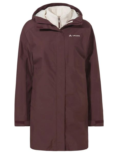 3in1-Jacken W Hitra 3in1 Parka. Brązowe parki Vaude, z materiału, moda ciążowa, bez kaptura. Za 1,509.00 zł.