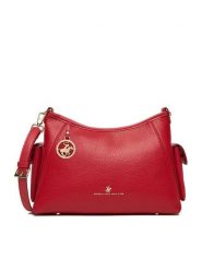 Beverly Hills Polo Club Torebka CEO-BHPC-L-001-09 Czerwony. Czerwone listonoszki Beverly Hills Polo Club, bez wzorów, z materiału, bez dodatków. Za 219.99 zł.