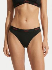 HUGO Figi klasyczne 50557102 Czarny. Czarne figi Hugo, l, bez wzorów, z bawełny. Za 99.99 zł.