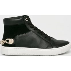 Tommy Hilfiger - Buty Chain Mid Flag. Czarne obuwie sportowe TOMMY HILFIGER, z materiału, bez zapięcia. W wyprzedaży za 319.90 zł.