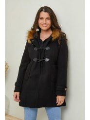 Curvy Lady Płaszcz przejściowy w kolorze czarnym rozmiar: 40/42. Czarne płaszcze Curvy Lady, bez wzorów, bez kaptura. Za 140.53 zł.