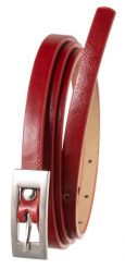 Pasek damski Cavaldi BB-CV-11A RED 105 czerwony. Czerwone paski 4U Cavaldi, bez wzorów, ze skóry ekologicznej, eleganckie. Za 18.99 zł.