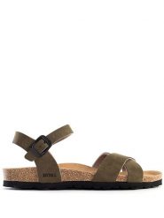 BAYTON Sandały "Vallado" w kolorze khaki rozmiar: 39. Brązowe sandały Bayton, bez wzorów, klasyczne, z otwartym noskiem, bez obcasa, bez zapięcia. Za 131.45 zł.