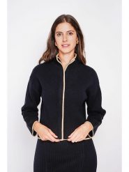 William de Faye Kardigan w kolorze czarnym rozmiar: 36. Czarne kardigany William de Faye, bez wzorów. Za 131.43 zł.