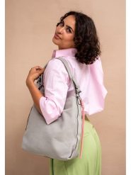 Fritzi aus Preußen Torebka "Jacky" w kolorze jasnoszarym - 34 x 32 x 15 cm rozmiar: onesize. Szare torby na ramię Fritzi aus Preußen, bez wzorów, z materiału, na ramię, bez dodatków. Za 204.96 zł.