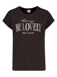 Sublevel Koszulka w kolorze ciemnobrązowym rozmiar: S. Brązowe bluzki Sublevel, s, bez wzorów, z bawełny, bez kołnierzyka, bez ramiączek. Za 43.99 zł.