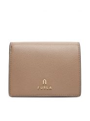 Furla Mały Portfel Damski Camelia WP00304 ARE000 CN 1257S 1007 Beżowy. Brązowe portfele Furla, bez wzorów, ze skóry. Za 609.99 zł.
