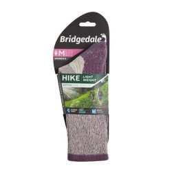 Skarpety turystyczne Bridgedale Hike Lt Coolmax C Boot. Fioletowe skarpety Bridgedale, bez wzorów. Za 79.99 zł.