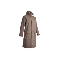 Płaszcz jeździecki nieprzemakalny Sentier brązowy. Płaszcze FOUGANZA. Za 349.99 zł.