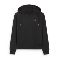 Bluza damska DIADORA L. HOODIE FLOUNCE XS. Czarne bluzy Diadora, l, bez wzorów, bez kaptura. Za 119.99 zł.