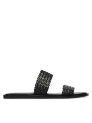 Gant Klapki 32561260 Czarny. Czarne klapki GANT, bez wzorów, ze skóry, bez obcasa. Za 589.99 zł.