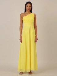 APART Sukienka w kolorze żółtym rozmiar: 40. Żółte sukienki Apart, bez wzorów, bez kołnierzyka, bez ramiączek, maxi. Za 380.95 zł.