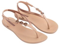 Sandały damskie Ipanema Sandal Rio. Brązowe sandały Ipanema, bez wzorów, z materiału, klasyczne, bez obcasa, bez zapięcia. Za 94.99 zł.