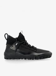 Buty turystyczne damskie Vivobarefoot Magna Lite WR SG. Czarne trekkingi Vivobarefoot, z gumy, przed kolano, trekkingowe. Za 743.59 zł.