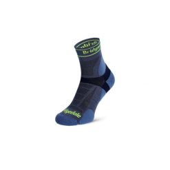 Skarpety biegowe Bridgedale Ultra Lt T2 Merino Sport 3/4 Crew. Czarne skarpety Bridgedale, bez wzorów. Za 101.17 zł.