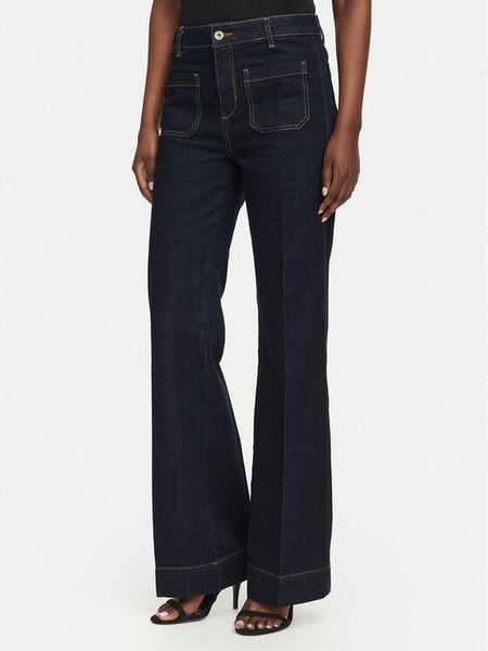 Liu Jo Jeansy UF6196 D4854 Granatowy Flare Fit. Niebieskie jeansy Liu Jo, bez wzorów. Za 729.99 zł.